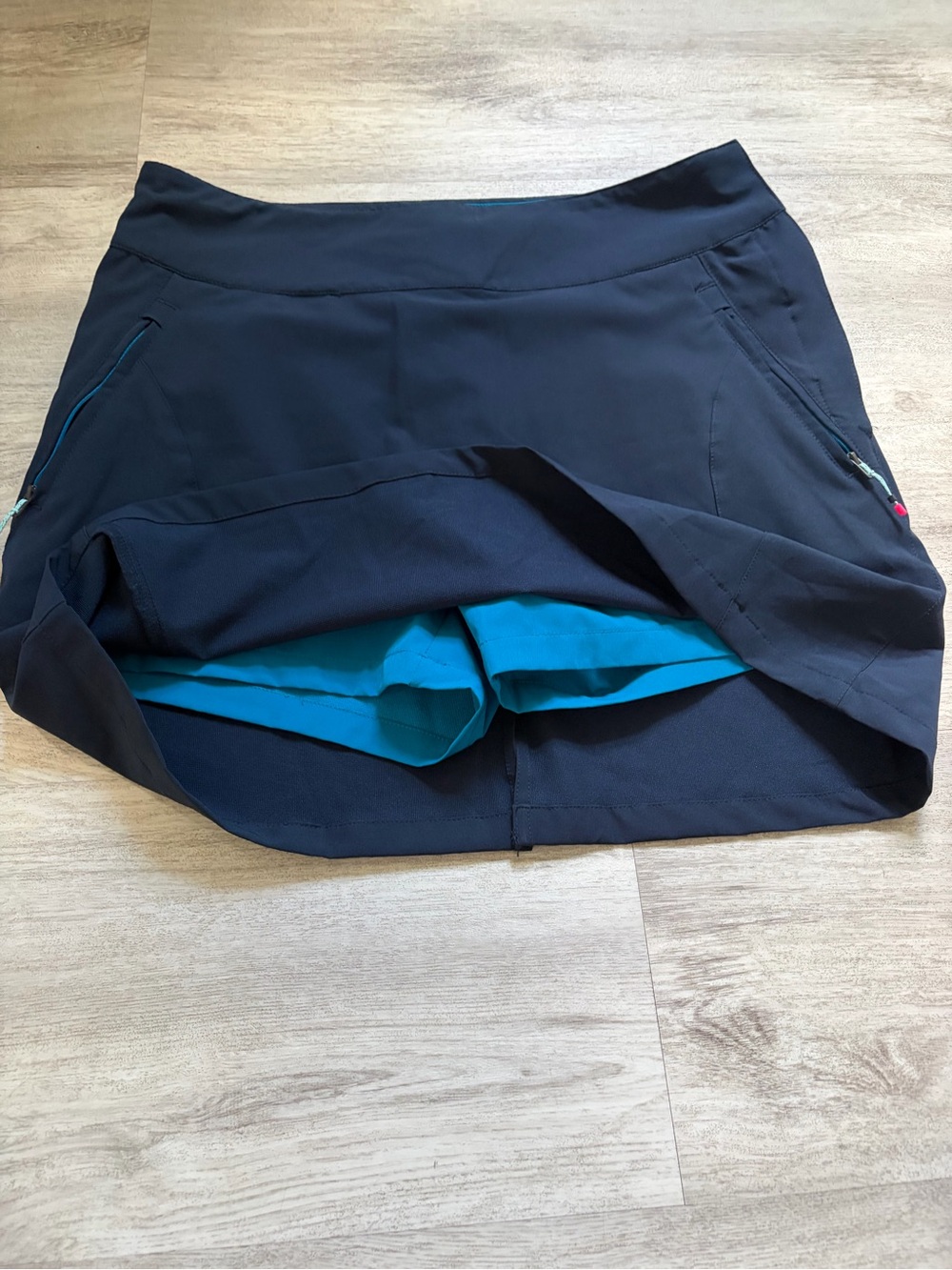Outdoor / sport 3 in 1 skirt, shorts, skirt  Killtec skort set size 8 navy/teal